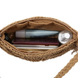 Summer Retro Straw Beach Bag Woven Tassels Messenger Handbags