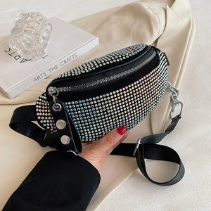 Summer Rhinestone Waist Bag for Women