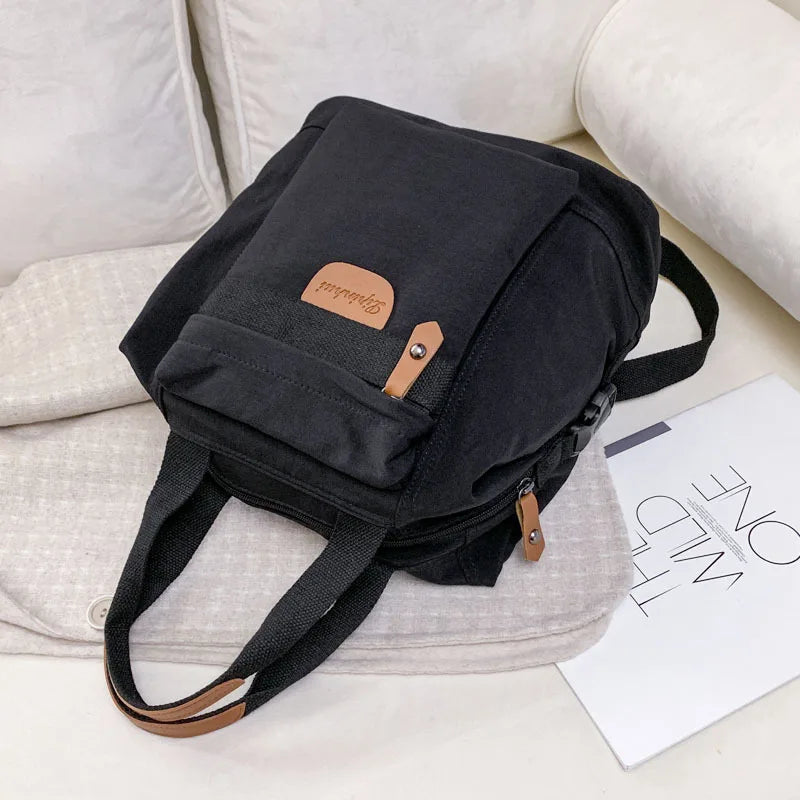 Teenage Girl Backpack Nylon Waterproof College Bagpack