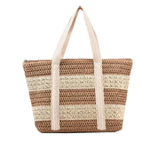 Straw Crossbody Bag Large Capacity Handbag Women's