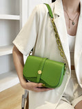 Solid Chain Female Crossbody Bag Casual Shoulder Handbag