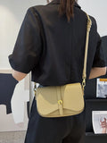 Solid Chain Female Crossbody Bag Casual Shoulder Handbag