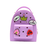 Summer Silicone Backpacks Candy Waterproof PVC School Bags