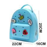 Summer Silicone Backpacks Candy Waterproof PVC School Bags