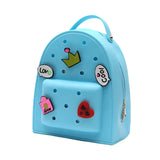Summer Silicone Backpacks Candy Waterproof PVC School Bags