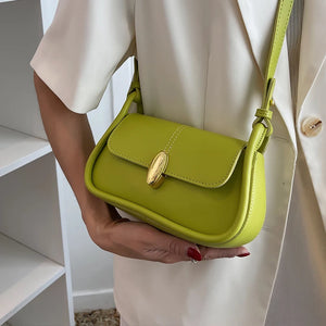 Summer Women's Shoulder Bag Vintage Solid All-match Crossbody Bags