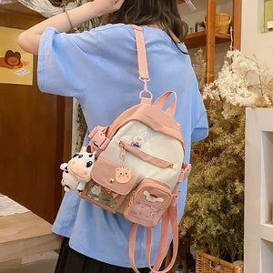 Summer Small Backpack Bag Women Children's School Bags for Teenagers Female Ins