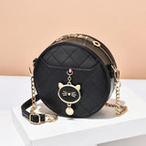 Summer Small Bag Female Round Female Bag Shoulder Round Cake Bag Portable Mini M