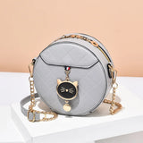 Summer Small Bag Female Round Female Bag Shoulder Round Cake Bag Portable Mini M