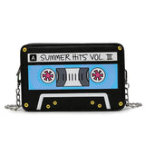 Summer Small Shoulder Bag Tape Recorder Women's Bags Funny Cartoon