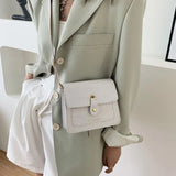 Summer Square Handbags For Women Versatile Shoulder Bag Animal Prints