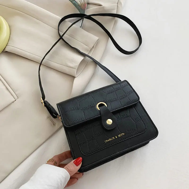 Summer Square Handbags For Women Versatile Shoulder Bag Animal Prints