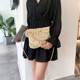 Summer Straw Bags Tassel Beach Bags Rattan Woven Handbags