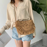 Summer Straw Bags Tassel Small Beach Bags