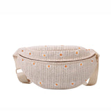 Summer Straw Handbag Female Japanese Small Fresh Lace Daisy Messenger Bag