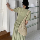 Summer Straw Shoulder Bag Female Hollow Large Capacity Handbag
