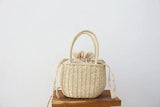 Summer Straw Tote Bag for Women Rattan Crossbody Beach Shoulder Bag