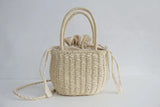 Summer Straw Tote Bag for Women Rattan Crossbody Beach Shoulder Bag
