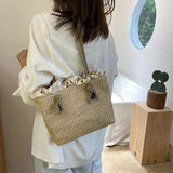 Summer Straw Woven Bag Female Leisure Wild Large Capacity Vacation