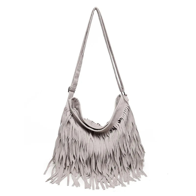 Summer Tassel Handbags High Leather Crossbody