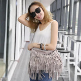 Summer Tassel Handbags High Leather Crossbody