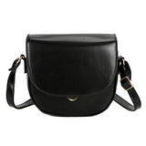 Summer Texture Retro Saddle Bag French Leather Women Shoulder Messenger