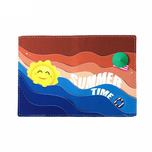 Couples Passport Holder PU Leather Travel Cover
