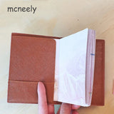 Couples Passport Holder PU Leather Travel Cover
