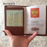 Couples Passport Holder PU Leather Travel Cover