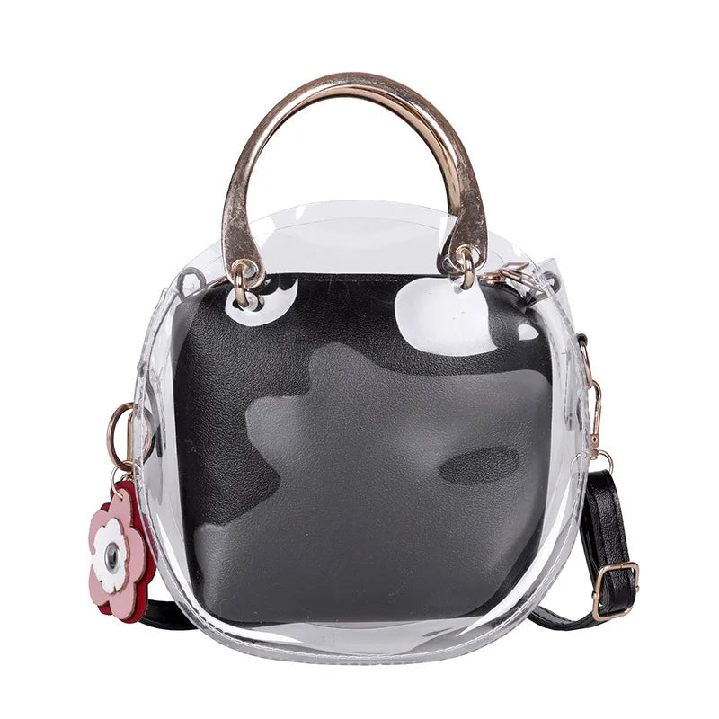 Summer Transparent Mother And Child Bag All-match Shoulder Bag Diagonal Bag