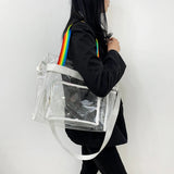 Summer Transparent PVC Swimming Bag for Women