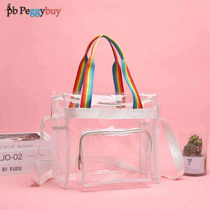 Summer Transparent PVC Swimming Bag for Women