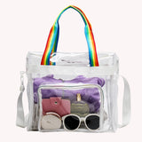 Summer Transparent PVC Swimming Bag for Women