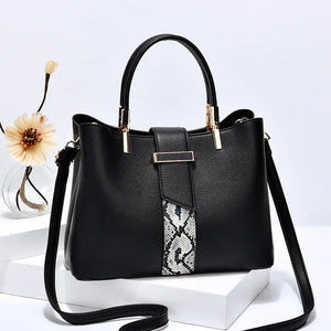 Summer Handbag Female Lady Snake Print Messenger Bag Female Temperament