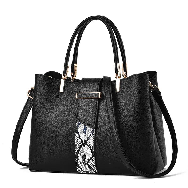 Summer Handbag Female Lady Snake Print Messenger Bag Female Temperament