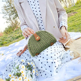 Summer Straw Women's Bag Woven Dumpling Shoulder Crossbody