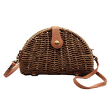 Summer Straw Women's Bag Woven Dumpling Shoulder Crossbody