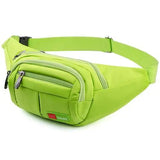 Waterproof Fruit Green Sports Waist Pack Adjustable Belt Strap