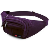 Waterproof Fruit Green Sports Waist Pack Adjustable Belt Strap
