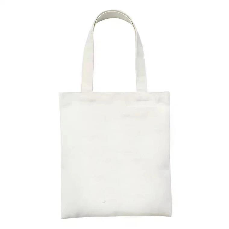 Vintage Cartoon Cats Print Canvas Shoulder Bag