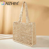 Summer Weaving Underarm Bag for Beach Vacation