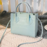 Summer Crocodile Pattern Small Handbag Crossbody Bag for Women