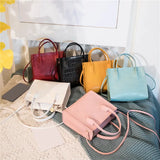 Summer Crocodile Pattern Small Handbag Crossbody Bag for Women