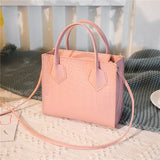 Summer Crocodile Pattern Small Handbag Crossbody Bag for Women