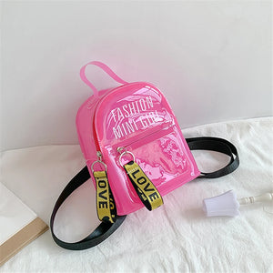 Transparent Candy Backpack for Women Girls School