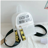Transparent Candy Backpack for Women Girls School