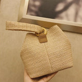 Women Straw Beach Bag Rattan Handbag Summer Tote Bag