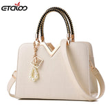 Summer Women Handbags Solid Female Shoulder Bags Girls Zipper Casual Leather Lad