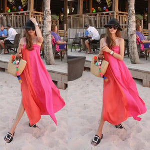 Summer Women Pom Pom Tassel Straw Beach Tote Bag