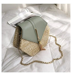Summer Straw Beach Bohemia Shoulder Bag